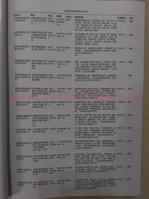 中國裝飾裝修企業(yè)黃頁可開展精準營銷，電話營銷、郵件營銷、傳真營銷等等多管齊下，圓您銷售冠軍夢