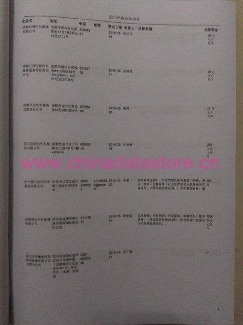 中國四川汽修企業(yè)黃頁可開展精準營銷，電話營銷、郵件營銷、傳真營銷等等多管齊下，圓您銷售冠軍夢